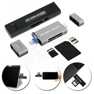 JJC USB3.0 Multi-Function Card Reader All-In-One TF SD TYPE-C LIGHTNING MICROUSB Support 1TB