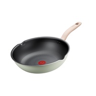 【Tefal 特福】Tefal法國特福 抹茶時光系列28CM不沾深平底鍋(電磁爐適用)SE-G1796695