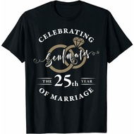 Creative 25Th Wedding Anniversary Soulmates 25 Years Of Marriage T-Shirt