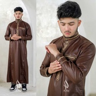 Jubah Pria Gamis Pria Jubah Muslim Al faan model Terbaru