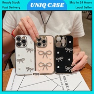 SAMSUNG A52 A52s A53 A54 A55 A71 4G 5G sarung fon electroplated ribbon phone case casing cover 手机壳