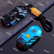 For Mercedes C260L E300L C200L GLC300L GLB220 GLC260 Key Case Cover Holder Shell