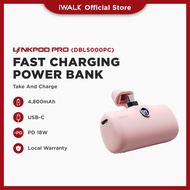 iWALK LinkPod Pro 4800mAh Type-C Power Bank with LED Display – Compact & Fast Charging (DBL5000P)