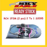 RCA 1F2M (2 pcs) 2 To 1 S2095