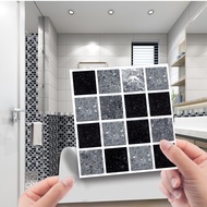 PVC Adhesive 3D WallPaper Dinding Premium Mosaic Wallpaper Sticker Tangga Dapur,  wall decoration room Tiles Stickers, DIY Home Decor Kitchen Bathroom Wall Paper Dapur Kertas