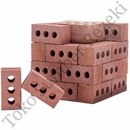 Mini Model Cement Bricks Stone Mortar Build Gadgets Batu Bata Mainan