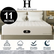 (SG Stock) HOTEL Cooling Mattress 11 Inches | Pocket Springs 5 Zoned | 28cm Thickness | Use in Luxur