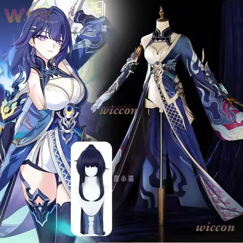 PandaRich Game Honkai Impact 3 Raiden Mei Cosplay Costume New Skin Zhen × Yanyue Kouxiao Raiden Mei 