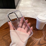 Luxury Soft Silicone Clear Phone Case for OPPO Reno 11Pro 8 6 5 A2X A2M A1X A1 A98 A79 A78 A58X A53 