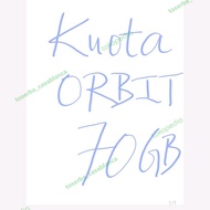 voucher paket data telkomsel orbit 70 gb kuota internet