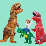 ℗Kostum kembung dinosaur pakaian kanak-kanak kanak-kanak dewasa kostum Halloween Tyrannosaurus memasang persembahan lucu