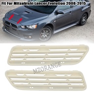 2x For Mitsubishi Lancer Evolution EVO X 10 Direct Hood Scoop Bonnet Insert Air Vent Intake Ducts Co