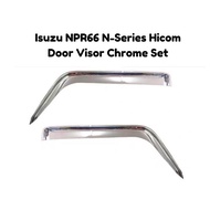Isuzu NPR66 N-Series Hicom Door Visor Chrome Set ISUZU ELF NPR66 HICOM N-SERIES NQR DOOR VISOR ISUZU