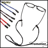 WUXU อุปกรณ์แว่นตา กันลื่น ห่วงโซ่แว่นตา ปรับได้ สายแว่น เชือกแว่น สายคล้องแว่น สายคล้องคอ