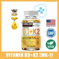 Vitamin D3 K2 10000 IU D3 + 200mcg K2 MK7 Immune Support Supplement