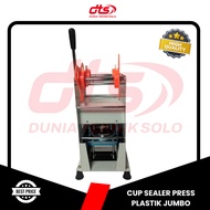 MESIN Panda Cup Sealer Machine for Jumbo Plastic Cups 22 Oz – Press Tool for Boba, Iced Tea, and Gla