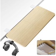 PEGZONE Desk Extender Tray, 24" X 12", With Laptop Holder, Medium, White
