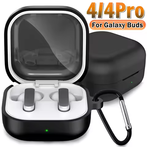 Silicone Case For Samsung Galaxy Buds 4 Pro 4Pro Anti-Slip Earphone Soft Protective Cover For Buds4 