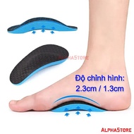 Flat Feet Shoe Insoles 1.3/2.3cm - Orthopedic EVA Cushion, Creates Flat Feet Arch