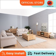 P2U OREGON side table in Wotan Oak colour