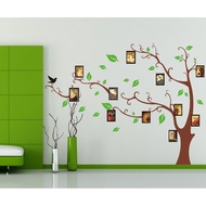 WALLSTICKER WALL STICKER AY 803 TREE FRAME BROWN