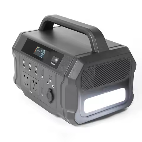 22.4V 1200W Solar Generator Lithium Battery Charging Emergency Light Portable Power Station