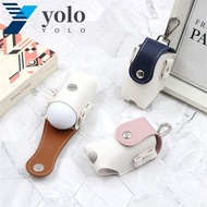 YOLO Golf Bags Golf Accessories Sport Bags Pink Waist Bag PU Leather Small Pocket Storage Bag