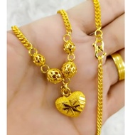 COP 916 PERSIS EMAS KOREA RANTAI LEHER ( NECKLACE ) 916 gold necklace gold chain necklace
