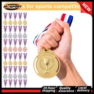 【HOSPORT】 30pcs 2inch 1st 2nd 3rd Medal ที่ได้รับรางวัลผู้ชนะรางวัลริบบิ้นคอเหรียญรอบเหรียญโลหะสำหรั