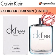 Calvin Klein cK Free EDT for Men (100ml Tester) Eau de Toilette Blue [Brand New 100% Authentic Perfume/Fragrance]