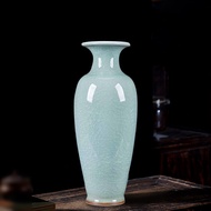 S/🌔Jingdezhen Ceramic Antique Style Official Kiln Vase Decoration Living Room Flower Arrangement Floor Vase Chinese Hous