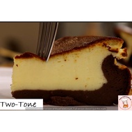 6'' Basque Burnt Cheesecake - Classic/Two-Tone/Blueberry/Lemon/Biscoff/Oreo White Choc Cookies & Cre