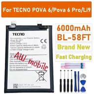 แบตเตอรี่ Tecno POVA 6 / Pova 6 Pro / Li9 / LI7 Battery BL-58FT 6000mAh Original แบต Tecno Pova 6 Pr