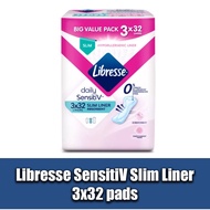 Libresse SensitiV Slim Panty Liners (3x32s)
