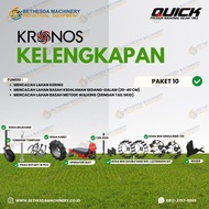QUICK Traktor Kronos Paket Lengkap / Traktor Bajak Sawah Murah