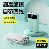 New National Standard Power Bank 3c Certified Super Large Capacity Super Fast Charge Comes with Line