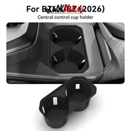 BLACKFUNNY TPE Car Center Console Cup Holder Mat Anti-Slip Drink Tray Insert Car Interior Protector 