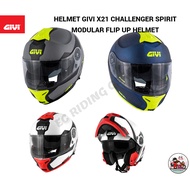 HELMET GIVI X21 CHALLENGER SPIRIT MODULAR/NUMBER/EVO NUMBER FLIP UP HELMET
