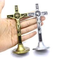 5pcs Metal crucifix Christ statue Catholic Church icon ornament office household religious ornament 
