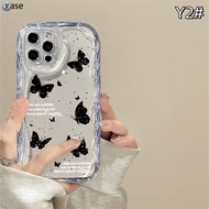 LvCase Case Vivo Y27 Y36 Y27 Y02T Y20 Y02A Y35 Y11 Y17 Y16 Y21 Y15 Y12 Y30i Y22 Y15s Y20s Y22s Y21A Y12i Y21s Y15A Y33s Y76 5G T52 5G Y72 5G V20 Pro V23 V23e V25 V25 Pro V27 V29 T1 5G T1x Vintage Butterfly 3D Soft Wave Edge TPU Phone Cases Cover