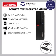 Lenovo ThinkCentre M720s SFF i5-8400 8GB DDR4 RAM 256GB SSD Win 11 Pro Desktop PC Computer (Refurbis