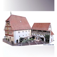 DIY Papercraft Diorama Museum City Wangen Print Paper Pattern