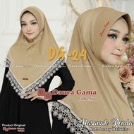 INSTANT HIJAB DG-24 HASANAH RENDA BY DAURA GAMA