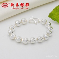 Gelang Perak 999 Perak Tulen Bayi Bayi Manik Bulat Manik Bertuah Pasangan Manik Buddha Gelang Perak 