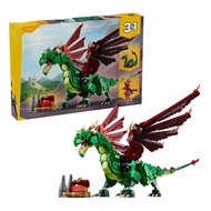 Compatible with Lego31161Creative Variety Series Medieval Flying Dragon Model Building Blocks Assemb