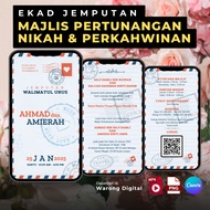 E-CARD JEMPUTAN MAJLIS - Pertunangan, Nikah dan Kahwin 💌