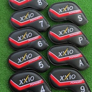 2025 Golf Iron Set Club Cover 9 Pieces PU Club Head Protective Cover XXIO Club Head Cover