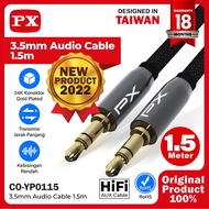 3.5mm Male to Male Audio Aux Cable 1.5 Meter HiFi PX CO-YP0115