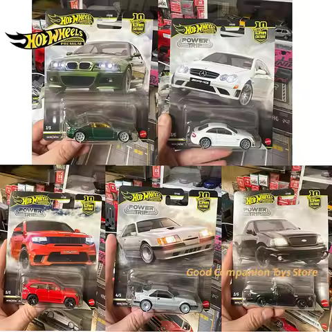 In Stock Hot Wheels 1/64 FPY86 Power Journey BMW M3 2008 MERCEDES-BENZ CLK 63 AMG Diecast Vehicle Al