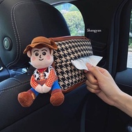 New Car Tissue Box Armrest Box Creative Cute Tissue Box Car Interior Good-looking Decorations Hangin